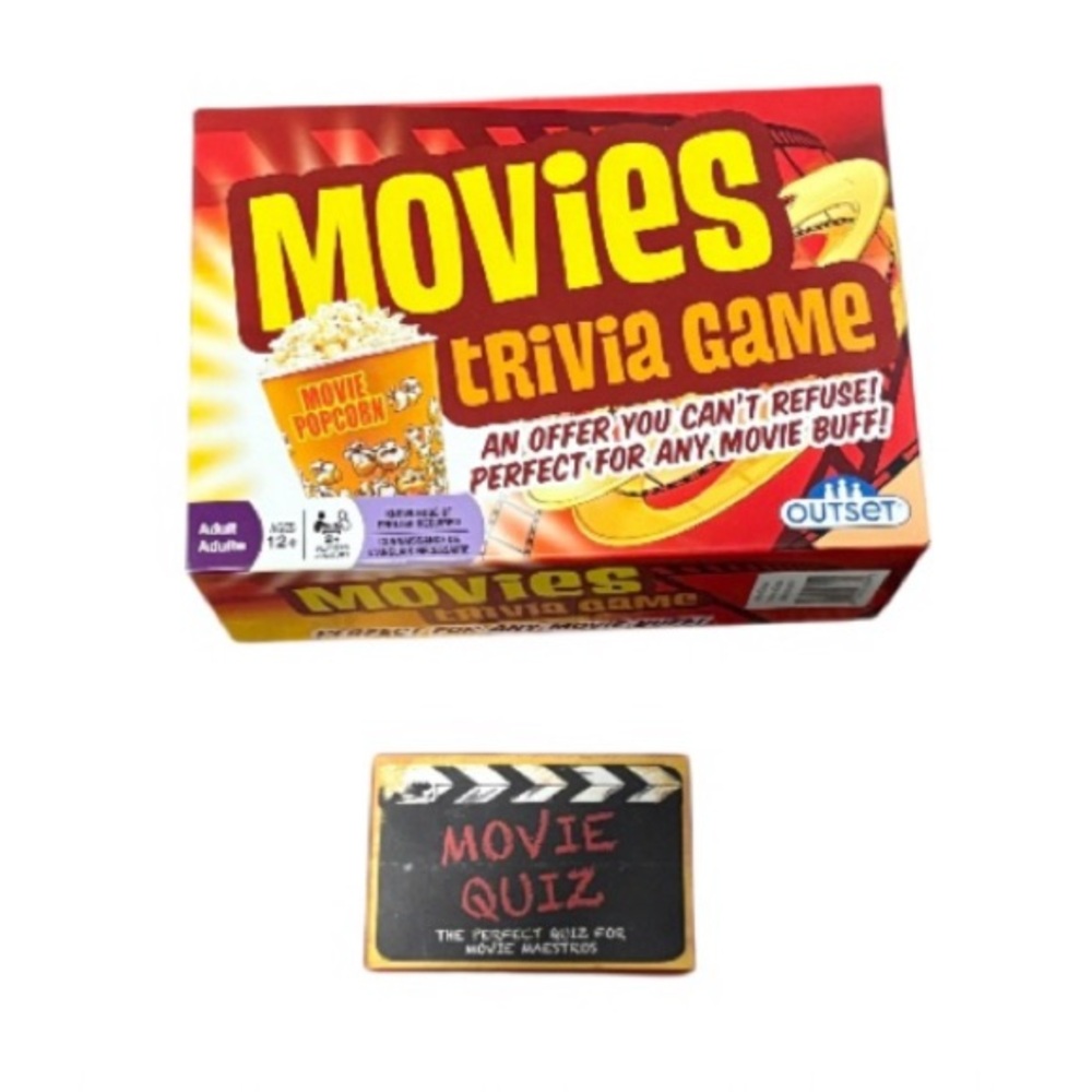 Movie Trivia Bundle Trivia Card Set Game Family Night Movie Lovers
